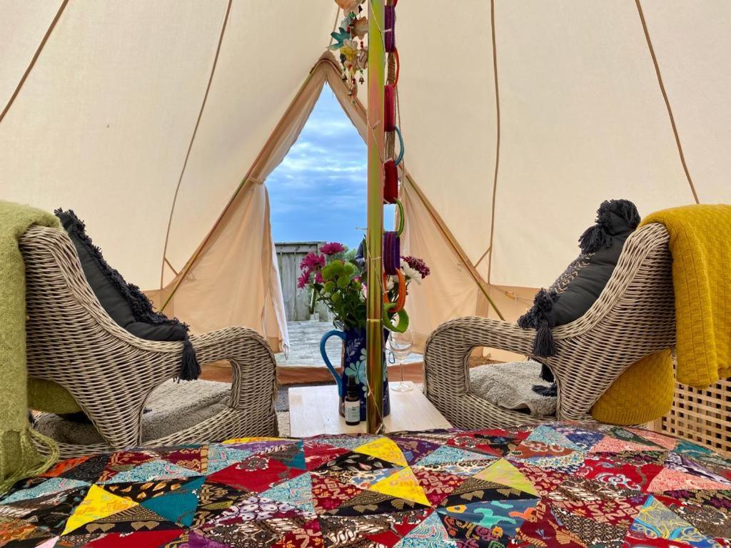 Coastal Stay Bell Tent Porthgain Luaran gambar